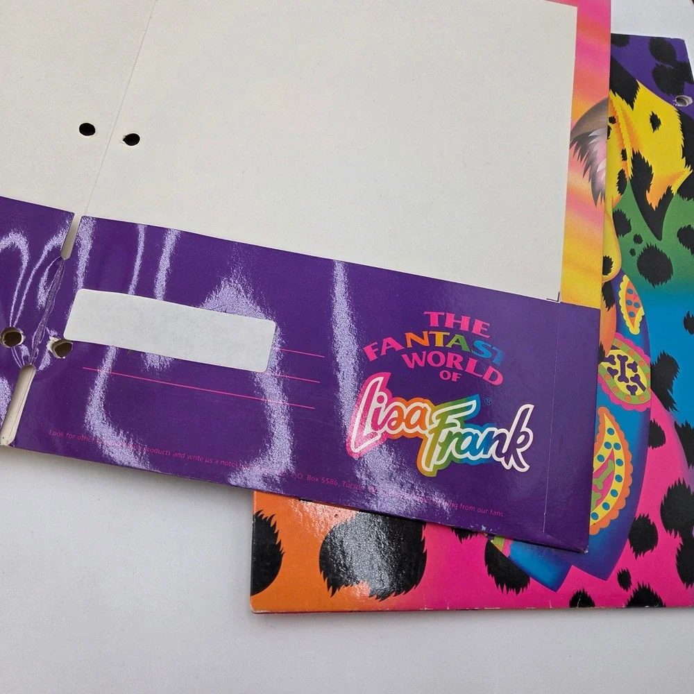 Vintage Lisa Frank Stuart Hall 2-Pocket Folders Dalmatian Koala Set of 2